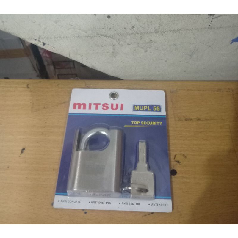 Gembok bagus Mitsui MUPL 55mm