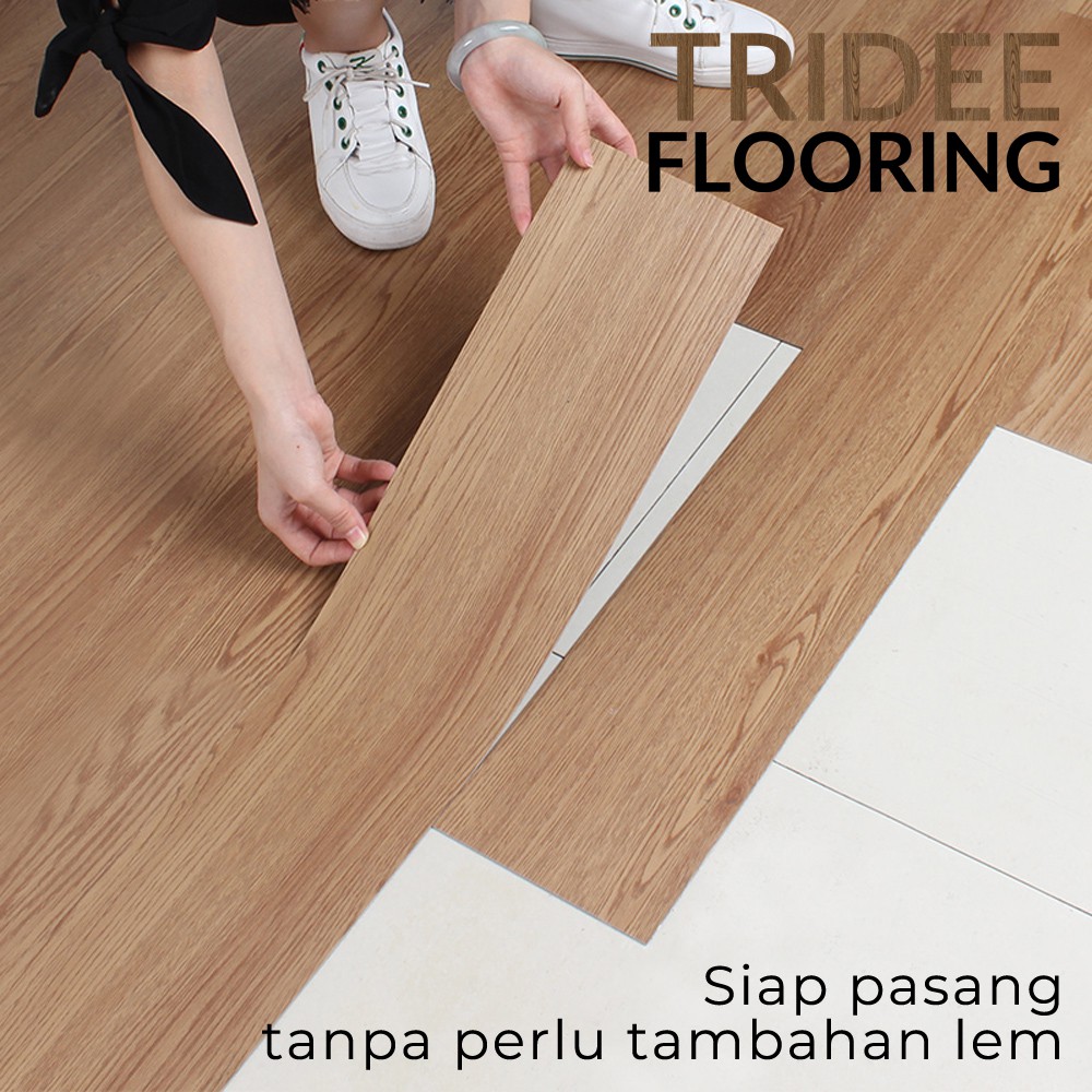 LANTAI VINYL PARKET STIKER TFSTE | TRIDEE FLOORING