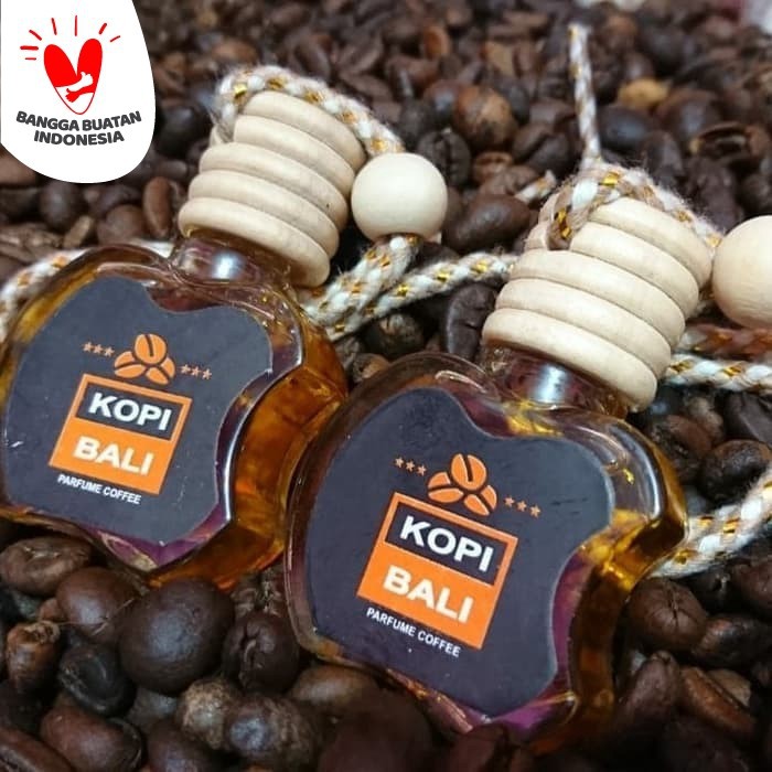Parfum Kopi Bali BOTOL GANTUNG - Pengharum Mobil Gantung Kopi Bali Ori
