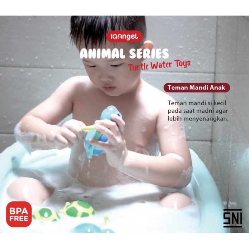 IQ Angel Animal Series Mainan Motorik Anak - Turtle / Kura-kura - Random