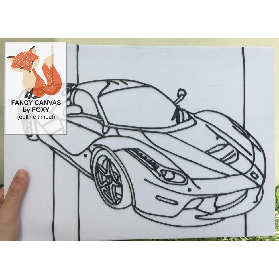 

TERBARU KANVAS LUKIS ANAK OUTLINE TIMBUL GAMBAR - ELSA FROZEN CHIBI PERALATAN MELUKIS CANVAS ANAK