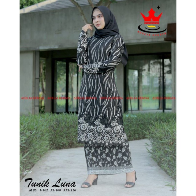 Stelan Tunik Luna-Tunik pesta-outfit kondangan