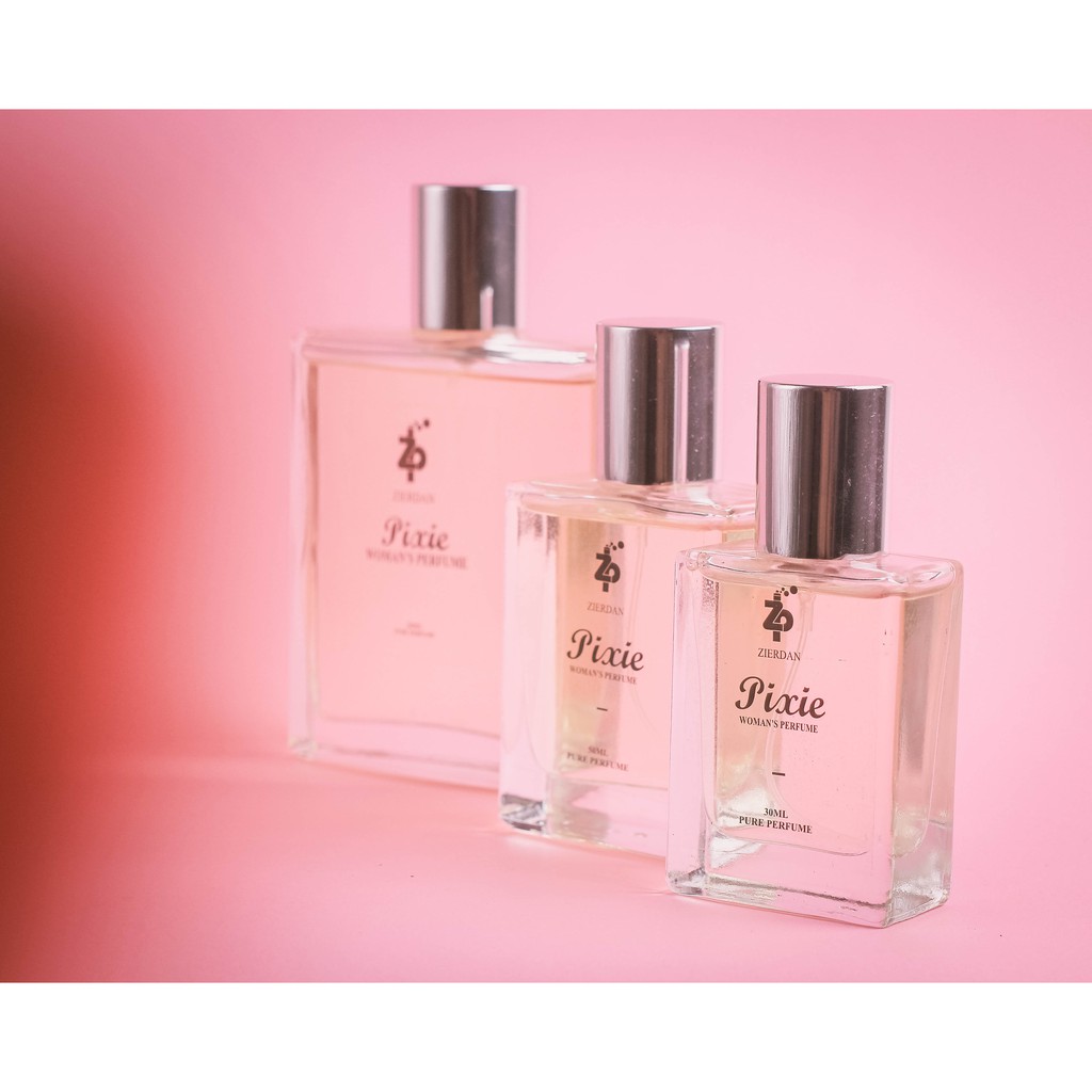 Zierdan Parfum Premium Wanita - PIXIE l Eau De Parfume Parpum Farfum Minyak Wangi Wanita Tahan Lama