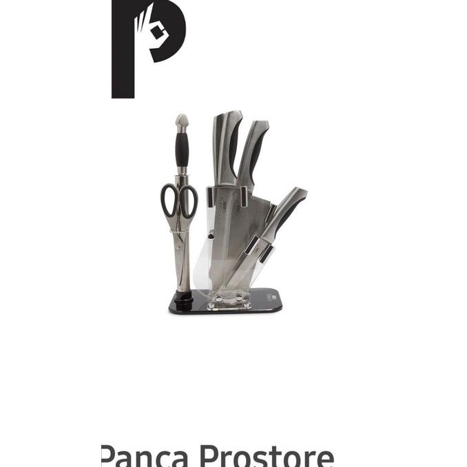 

PISAU SET - KNIFE SET LEXI W/ ACRYLIC STANDER (8) SDVD6545DV