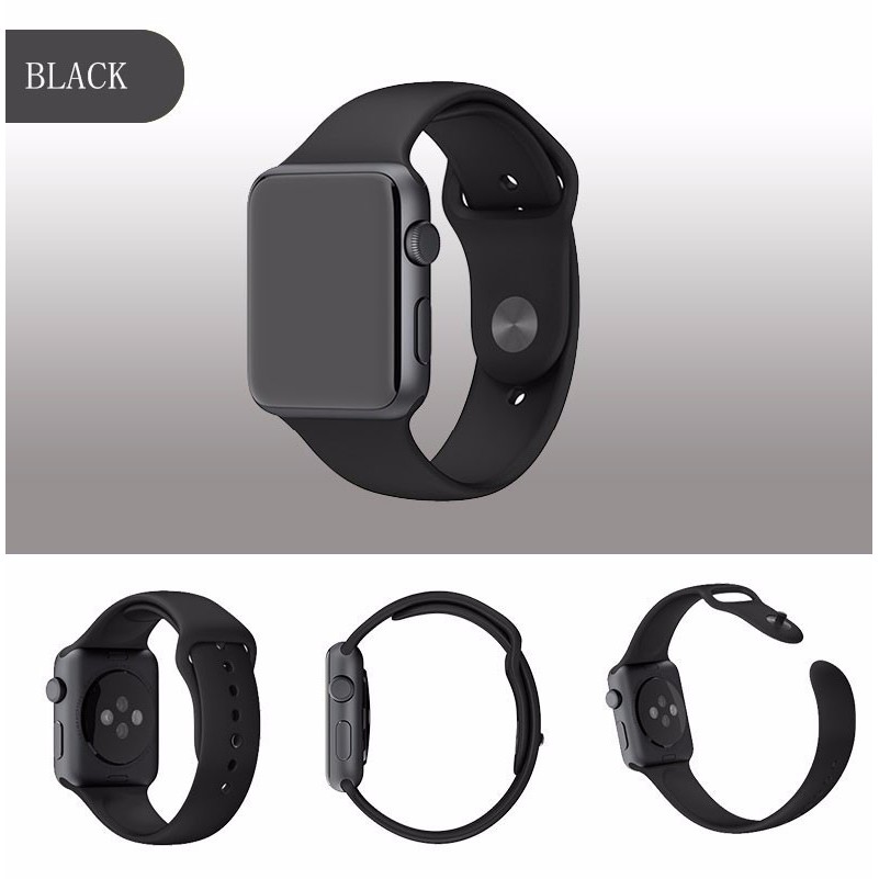 Apple Watch Band Silicone Sport Straps for Apple Watch 42mm Series 1 &