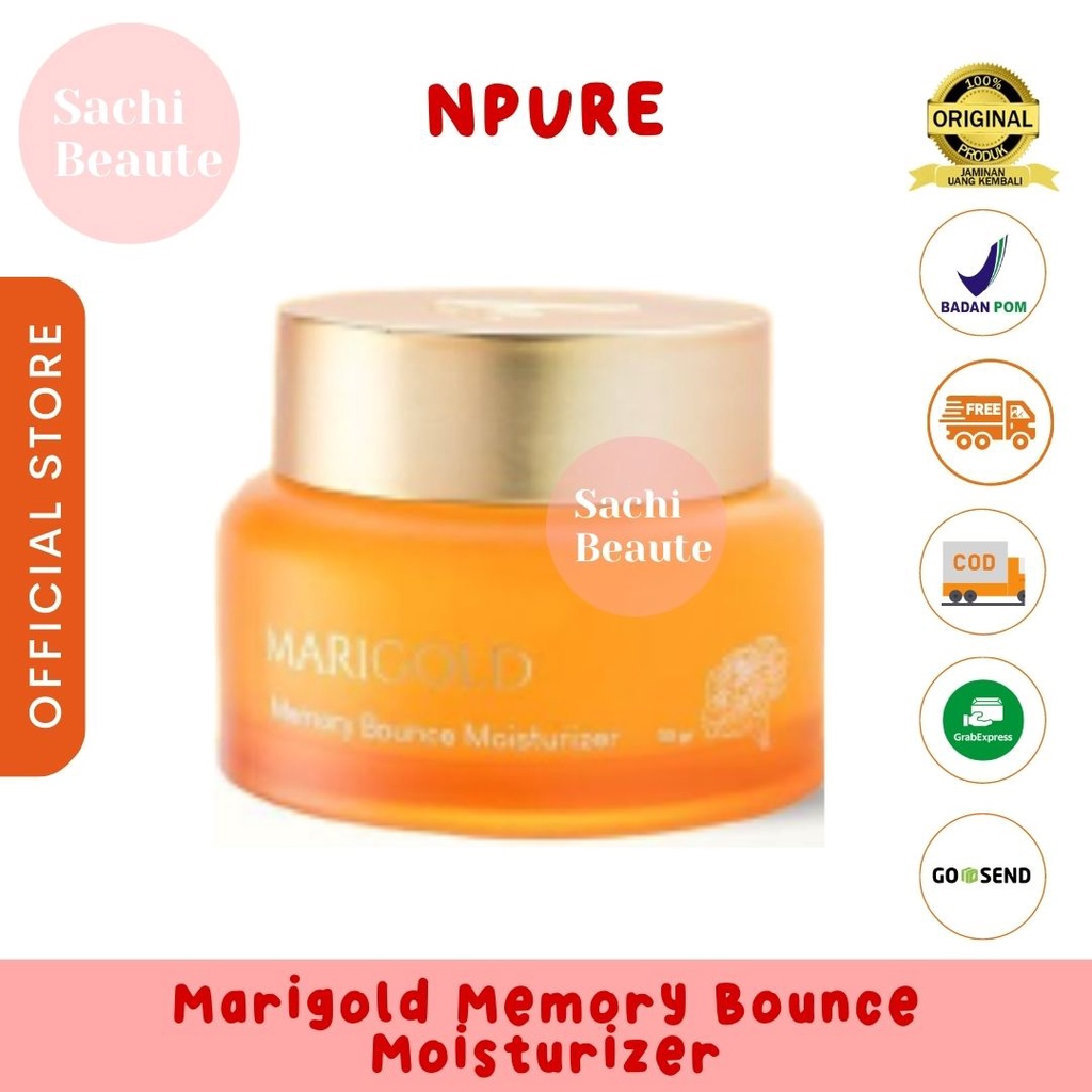 Npure Paket Marigold Series Anti Aging Face Wash Face Toner Face Serum