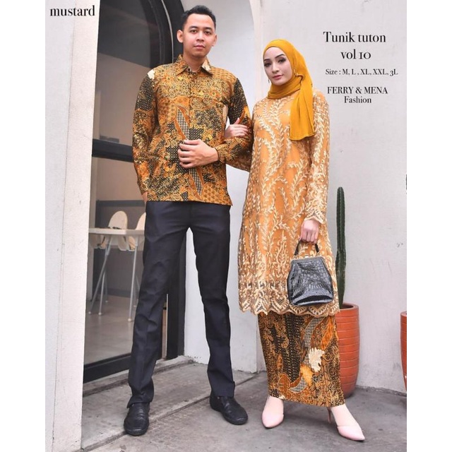 Realpic!!!Cople Stelan Tunik Tuton Vol.10 Original Butik