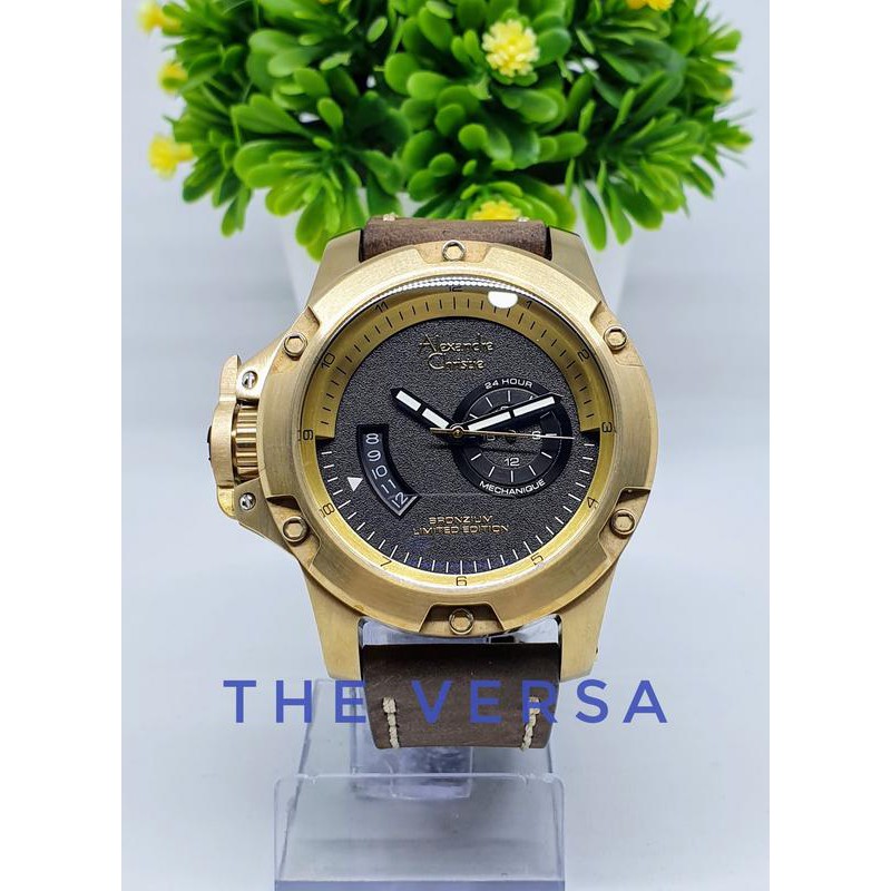 AC 6481 Alexandre Christie Jam Pria Bronzium Limited Edition Original