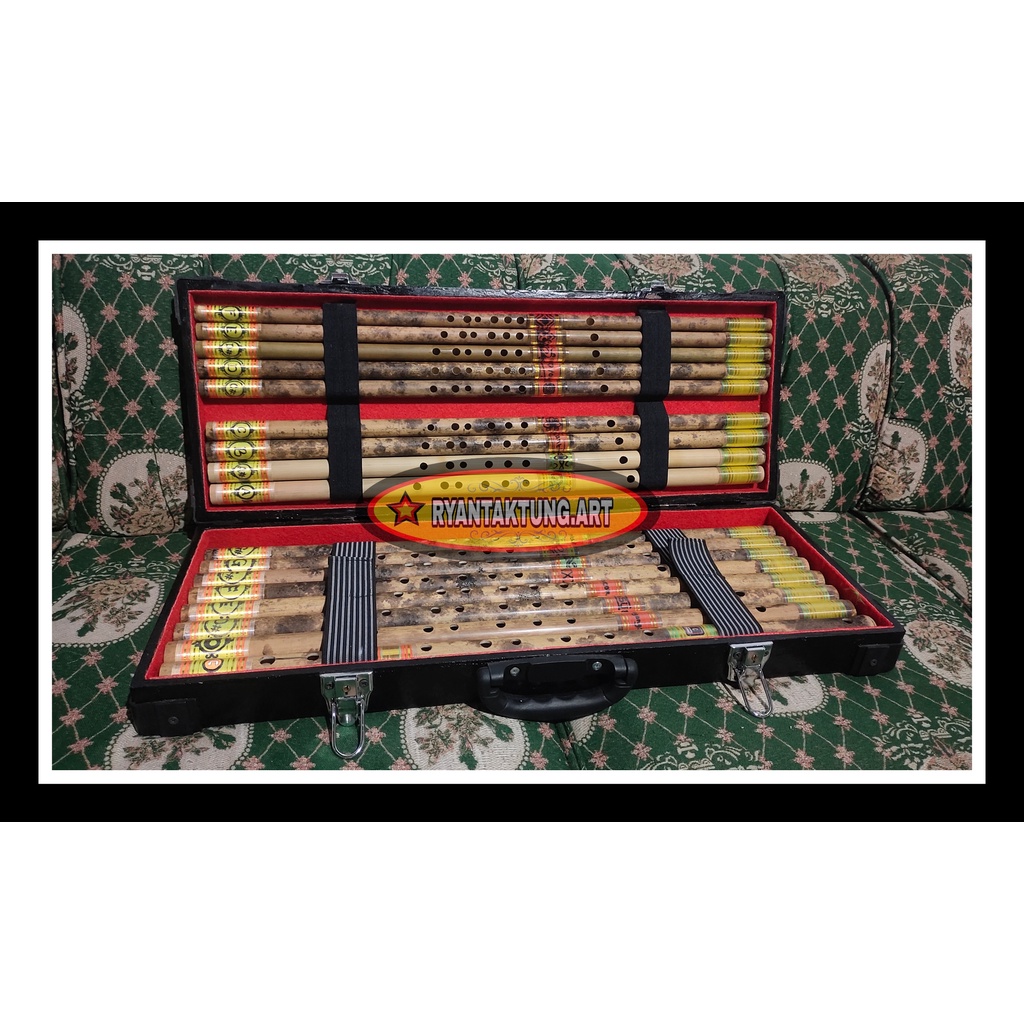 (BISA COD) suling Dangdut kualitas pentas suling dangdut 1 set plus hardcase suling