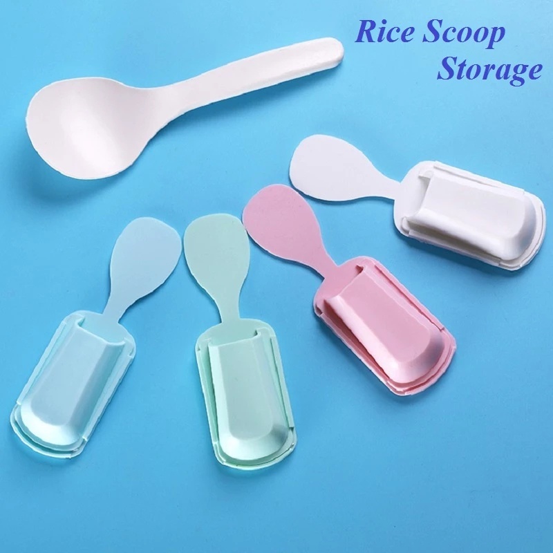 Hot Sale/1PCS Rak Penyimpanan Sendok Nasi Dapur Yang Dapat Dilepas/Rice Cooker Side Seat Hook Multifungsi/Rak Gantung Organizer Perekat Diri/Tempat Penyimpanan Peralatan Makan