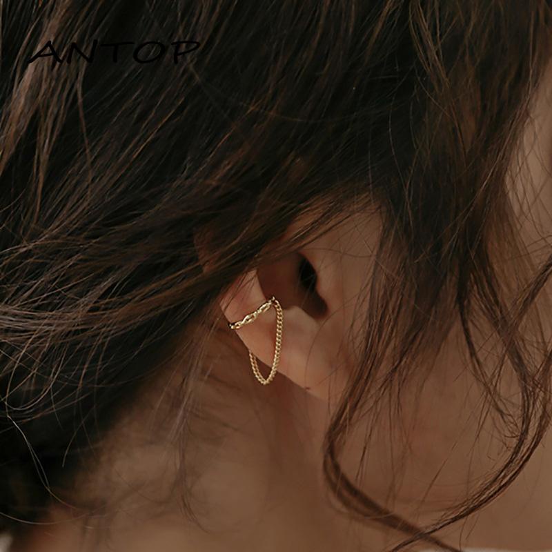 Anting Klip Tanpa Lubang Telinga Model Simple