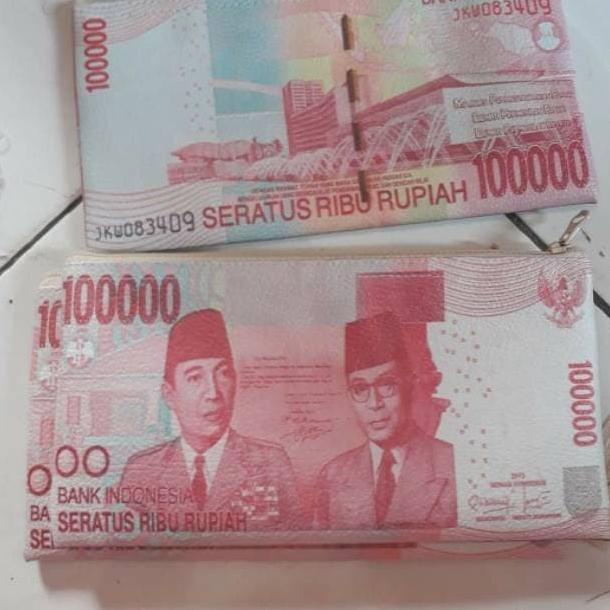 

Big Sale Tempat Pensil Resleting atau Dompet HP Motif Uang Rupiah Big Sale