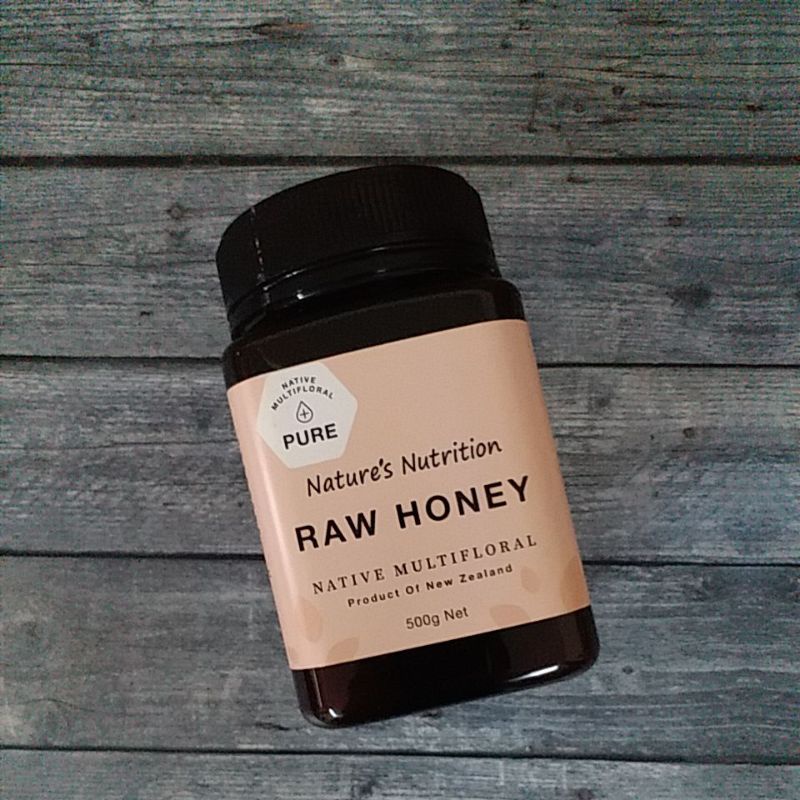 

Natures Nutrition Pure Raw Honey Madu Manuka Multifloral New Zealand