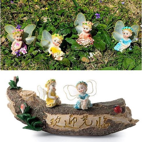 Miniatures - Terrariums - Fairy Garden - Flower Angel