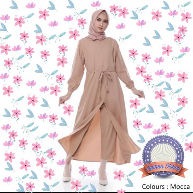 Setelan Muslim Wanita | Busui Moscrepe | Tania Set