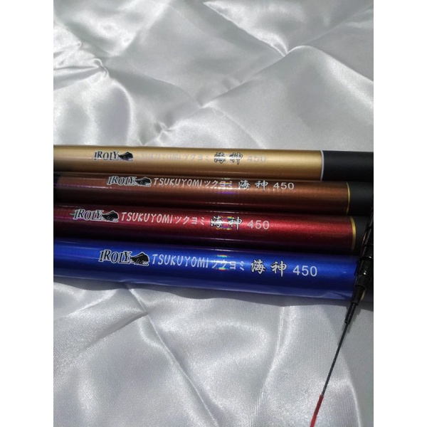 Joran Tegek import Tsukuyomi 4,5 Meter kuat, tebal, ruas pendek Bisa Masuk Jok Motor Matic Action Me
