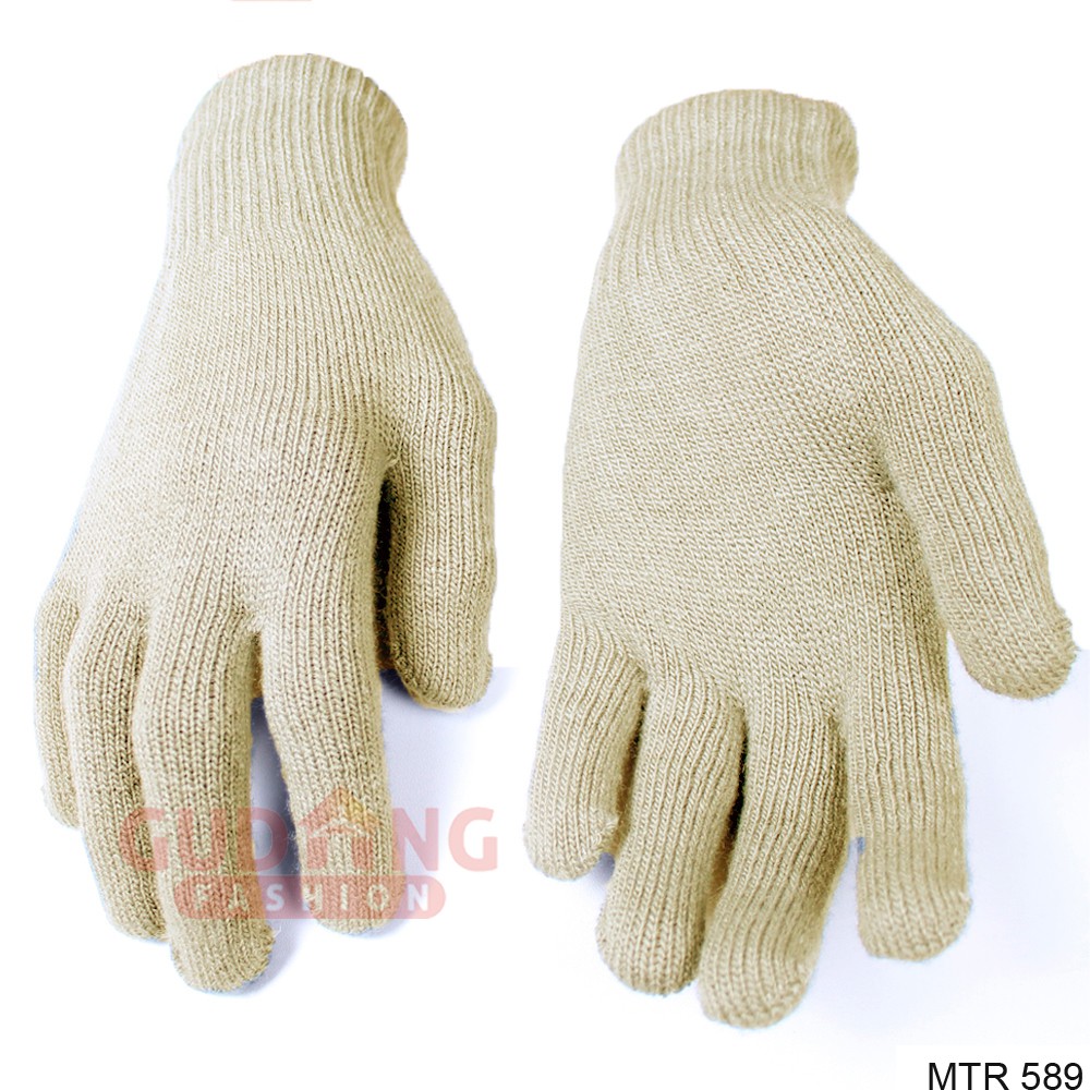 Sarung Tangan Full Jari Polos Rajut