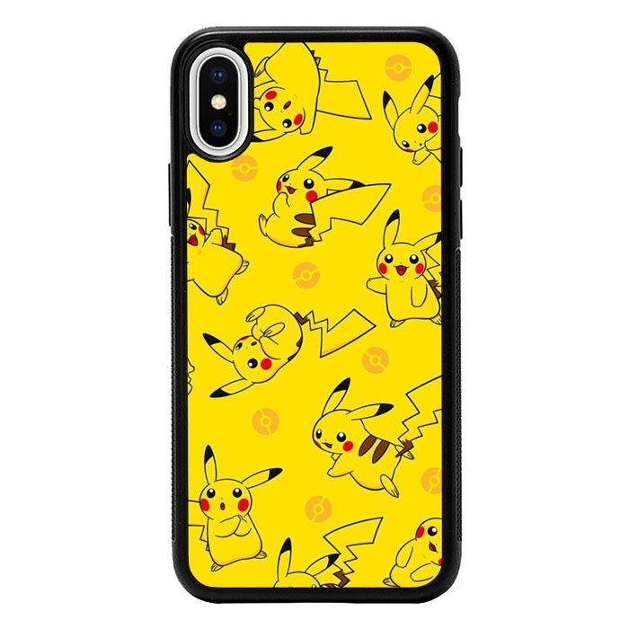 Case Casing Iphone 6 7 8 X Xr Xs Max Plus pokemon pikachu W9118