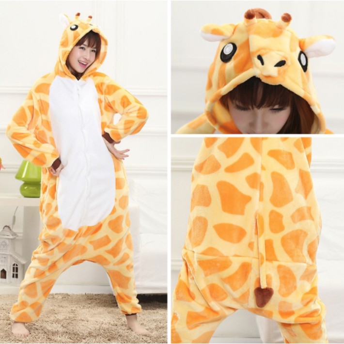 ONESIE PIYAMA KOSTUM DEWASA - KARAKTER 1 PIKACHU TOTORO PANDA dll