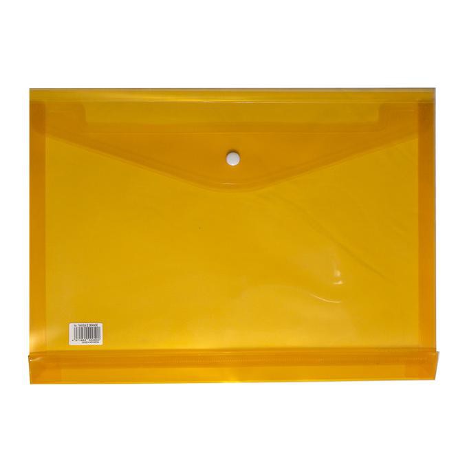 

Map Kancing Plastik Envelope Holder F4 Transparant King Jim 744WGA-E - Clear