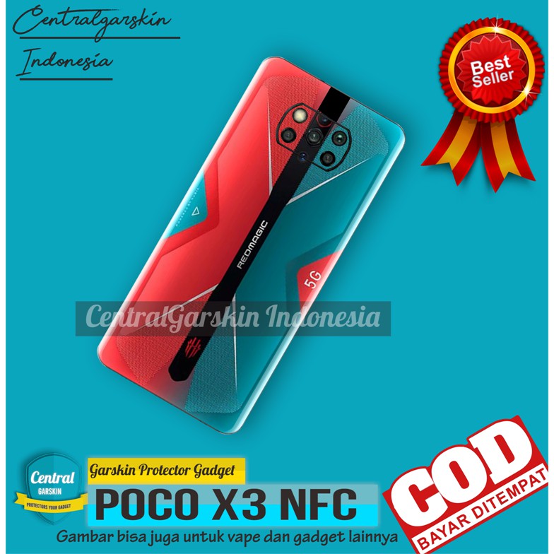 COD Garskin Pocophone X3  poco X3 NFC FULLBODY - redmagic  [central garskin]