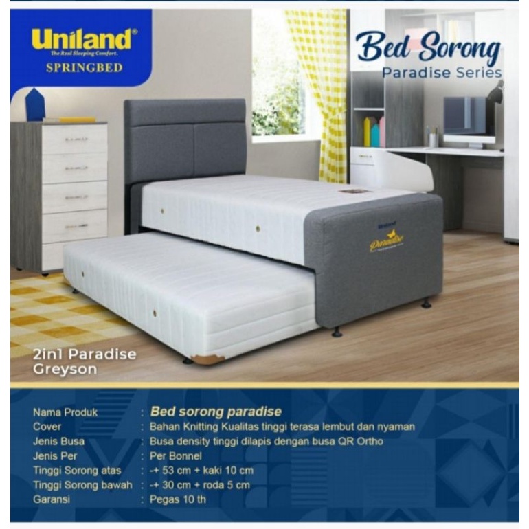 Spring bed 2in1