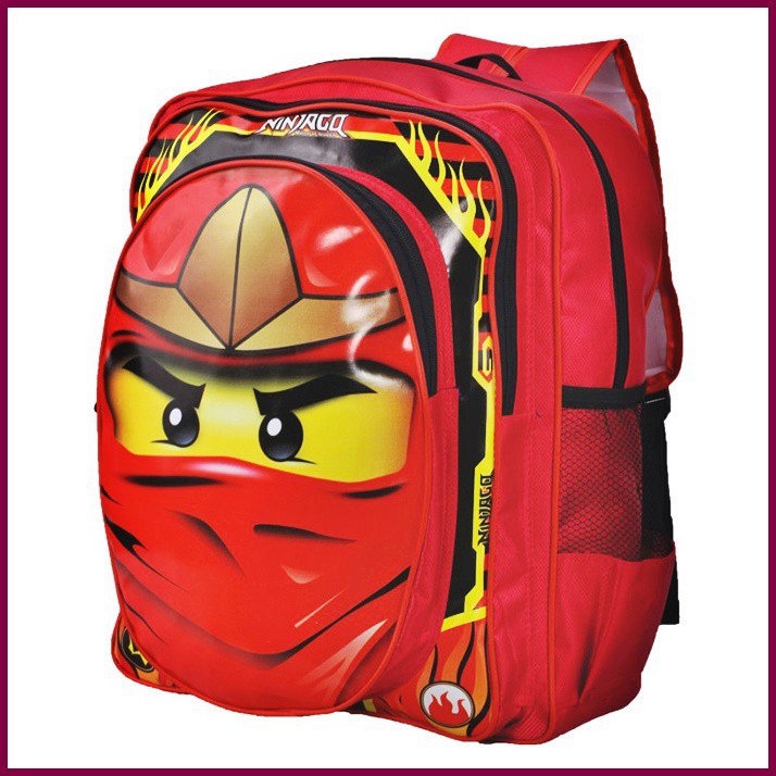 🔥NEW ARRIVAL🔥 Tas Ransel Sekolah TK SD Backpack Karakter Anak Laki - Laki Cowok Ninja Lego