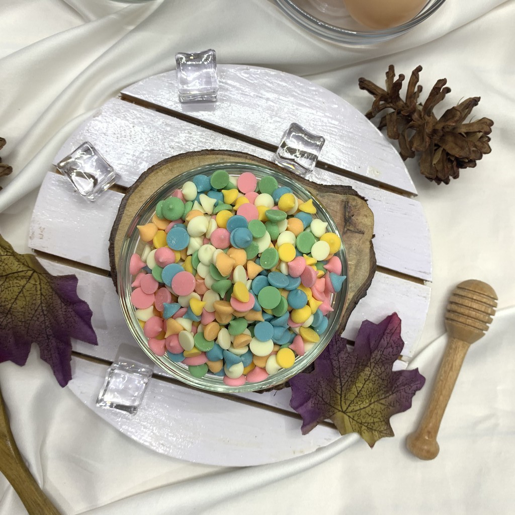 SCHOKO RAINBOW CHIPS 1KG COKLAT CHOCO CHIP WARNA WARNI
