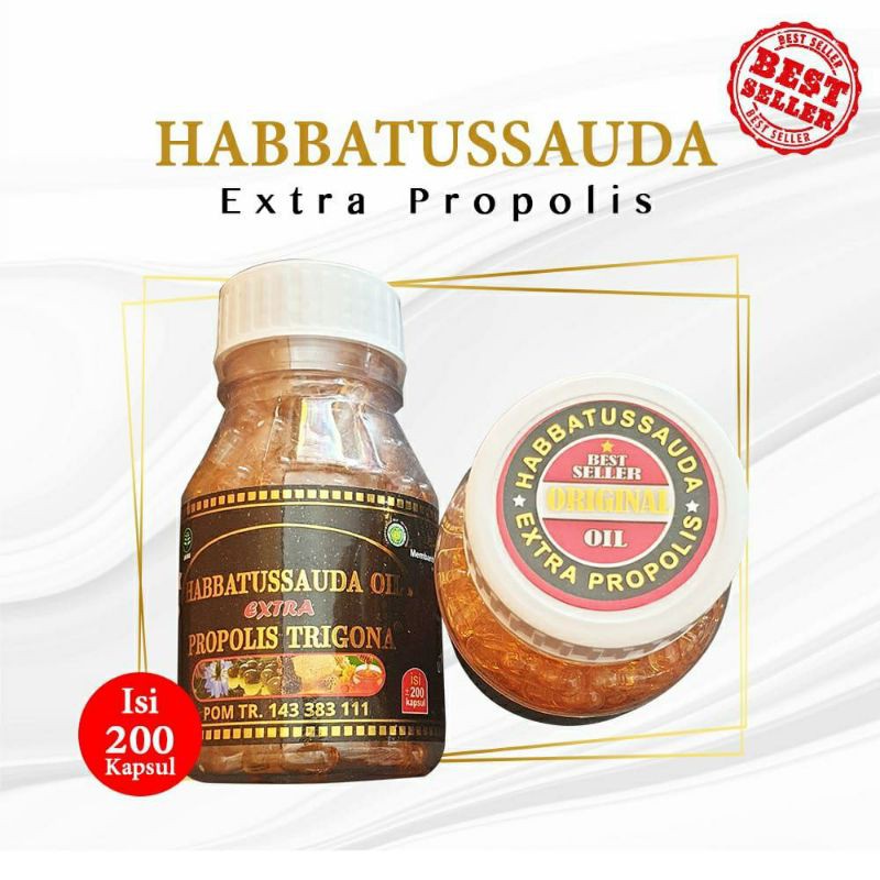 habatussaudah oil extra propolis trigona isi 200 kapsul