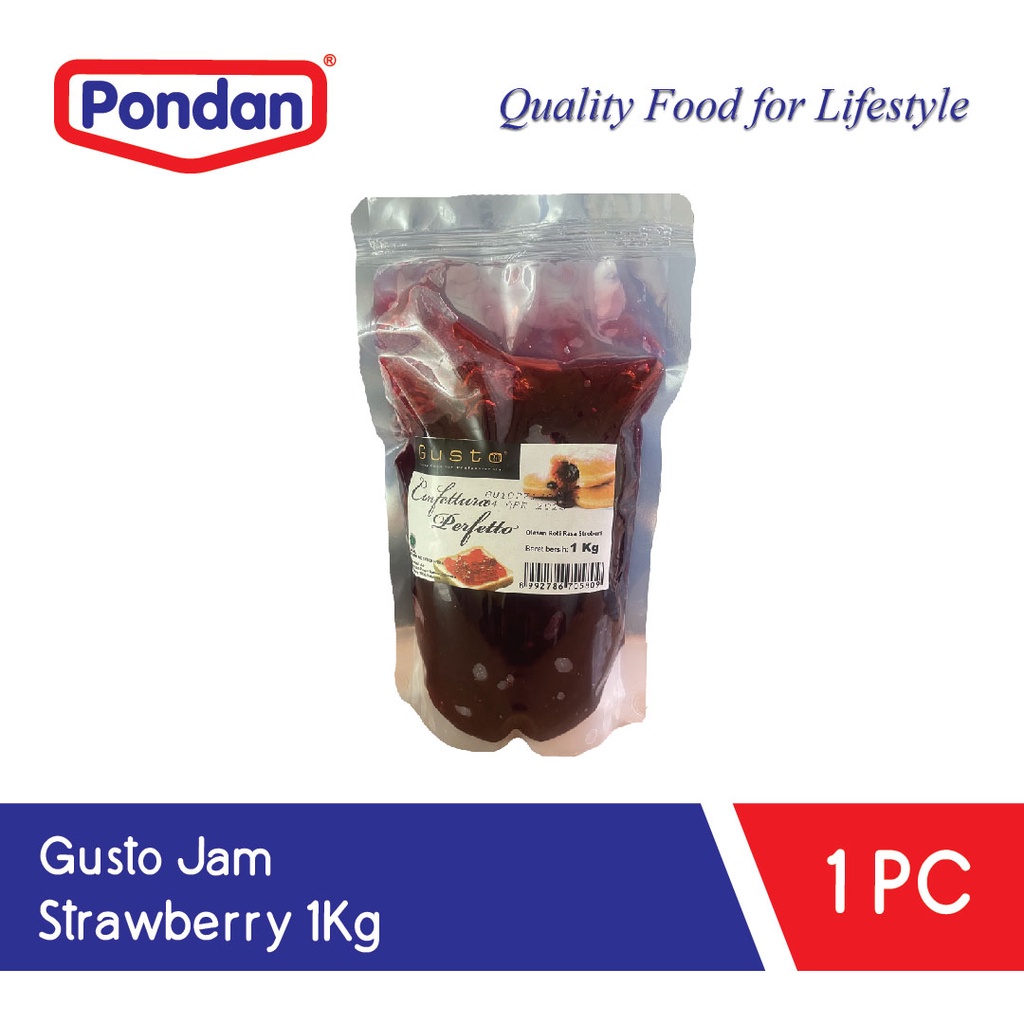 

Pondan Gusto Selai Strawberry 1Kg