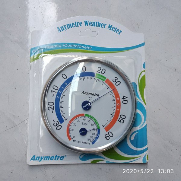 Thermometer Analog temperatur suhu kelembaban Anymetre Hygrometer