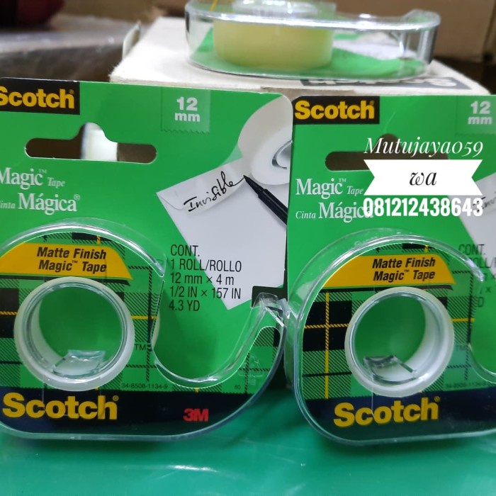 

Diskon Scotch Magic Tape 12Mm X 4M Berkualitas