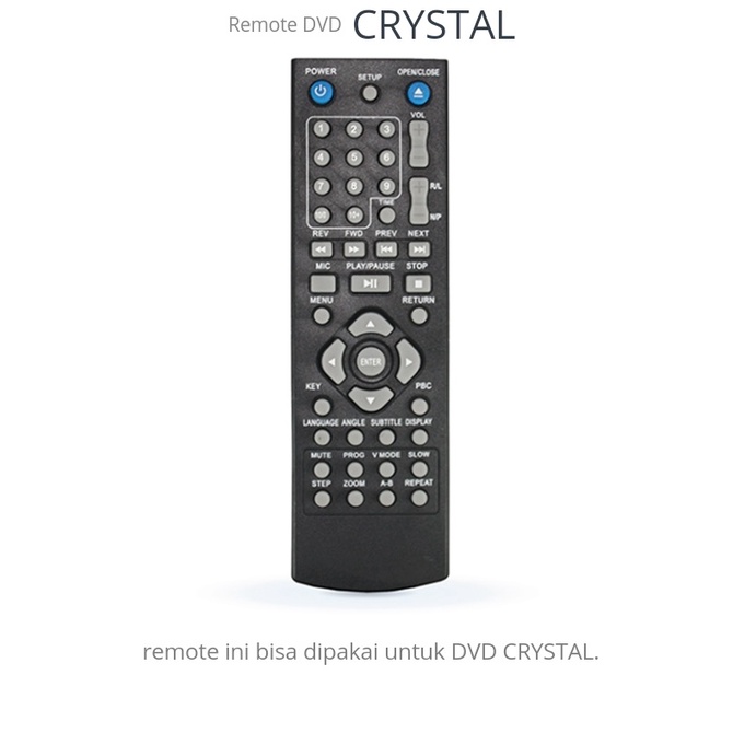 remote dvd crystal