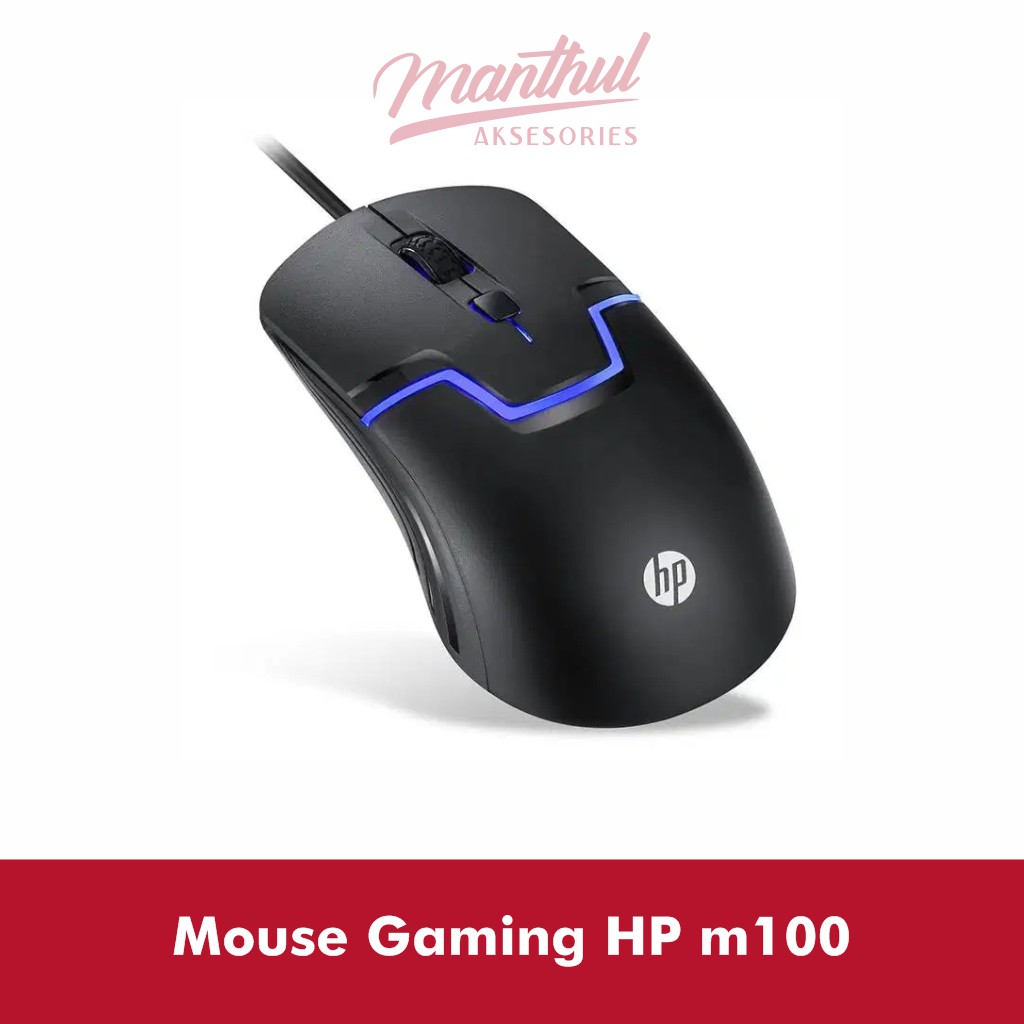 MOUSE GAMING HP M100 USB KABEL ORIGINAL MOUSE USB