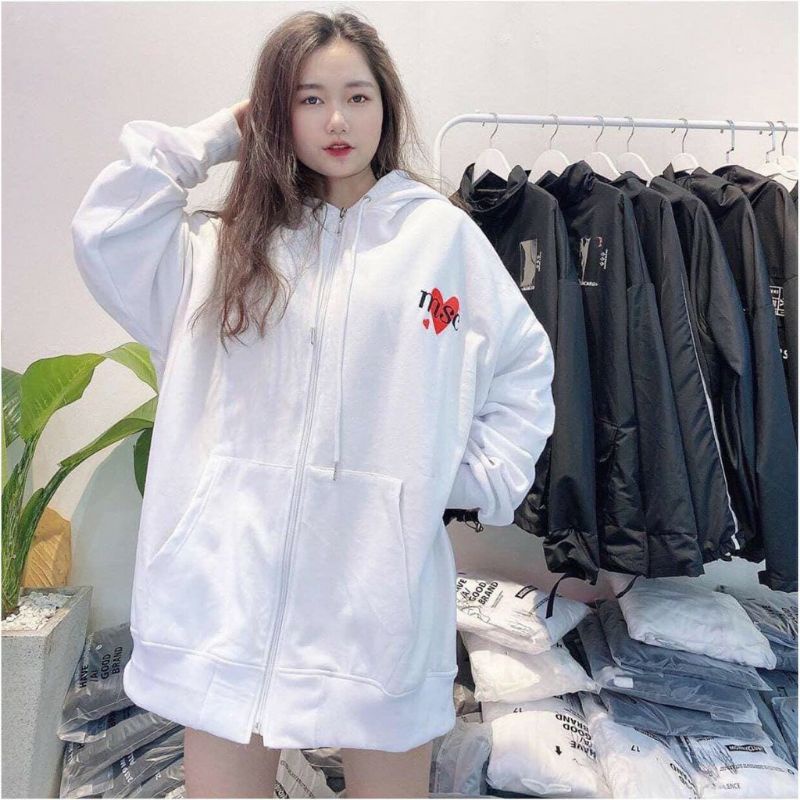 S - XXXXXL(6XL) Zip Hoodie Saranghae Love Heart MSC (SABLON) Jaket Jumper Hangeul Hangul Wanita Pria Jumbo BIGSIZE Oversize Korean Harajuku Fashion 5XL 4XL 3XL 2XL XL L M Jaketin aja