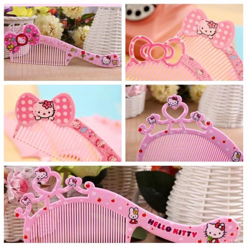 SISIR RAMBUT KARAKTER HELLOKITTY - SISIR RAMBUT ANAK HELLO KITTY