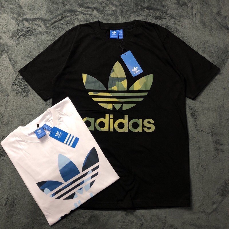 KAOS ADIDAS LOGO CAMO