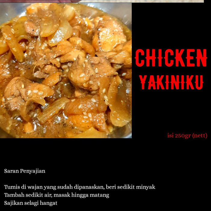 

chicken yakiniku frozen bento halal