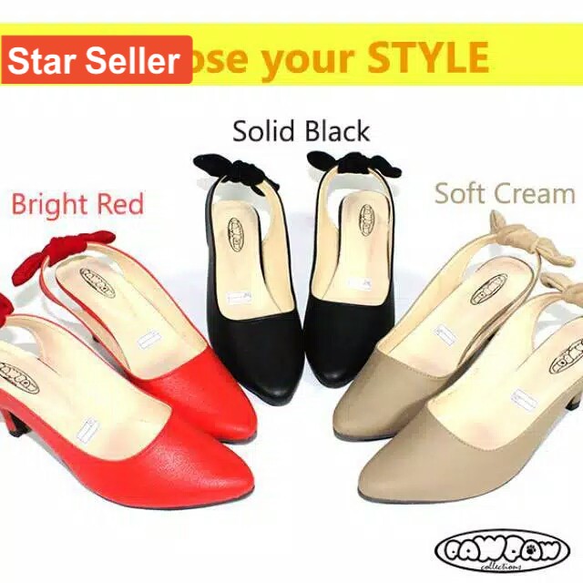 HEELS STRAPPY WANITA SANDAL PESTA UNDANGAN SANTAI CEWEK EMORY HIIL MURAH MODEL IMPORT GC BRUKAT MIKA