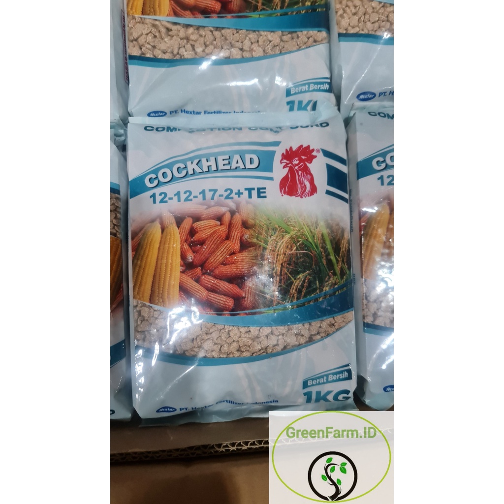 Pupuk DGW Cockhead NPK 12-12-17-2+TE 1 kg