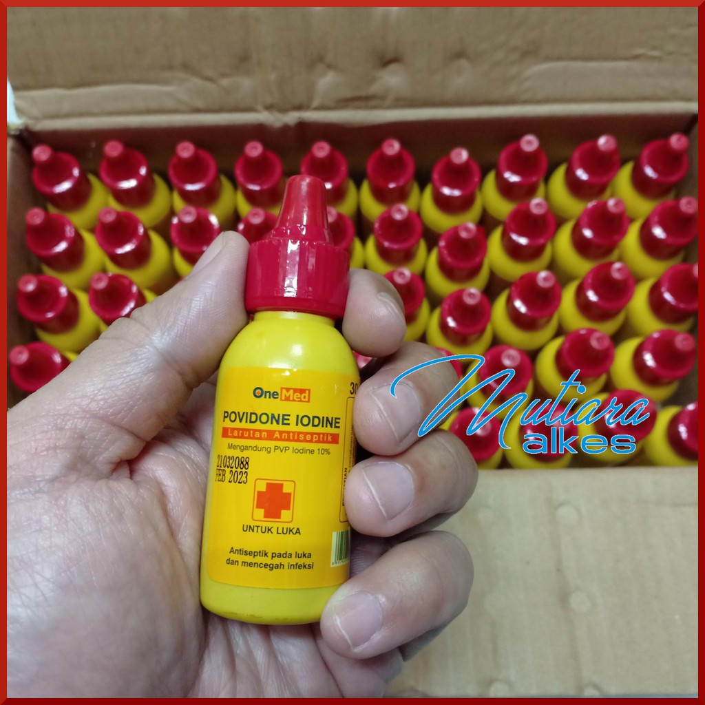 POVIDONE IODINE ONEMED 30ML / Obat Merah / Obat Luka Memar Ecodine