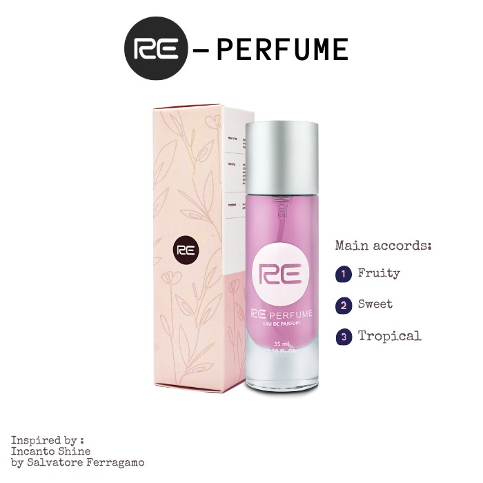 RE Parfum SHINE LOVELY - Parfum Wanita Tahan Lama