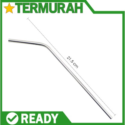 Cuci Gudang Sedotan Stainless Steel Straw Sedotan Metal Lengkung Melengkung mylKlBSNQDDJV