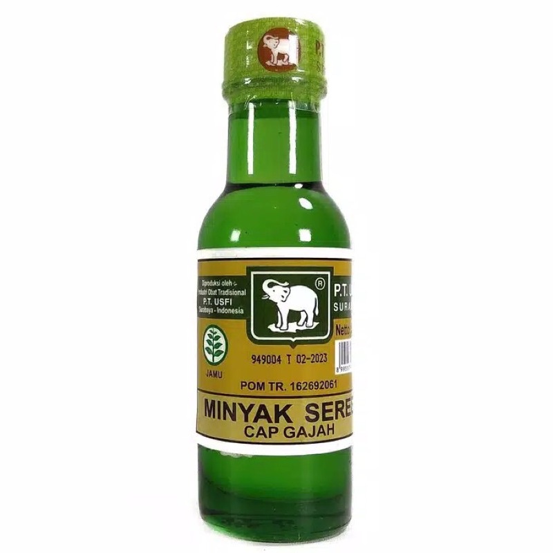 Minyak Sereh / Seree Cap Gajah 50ml (Botol Kaca)