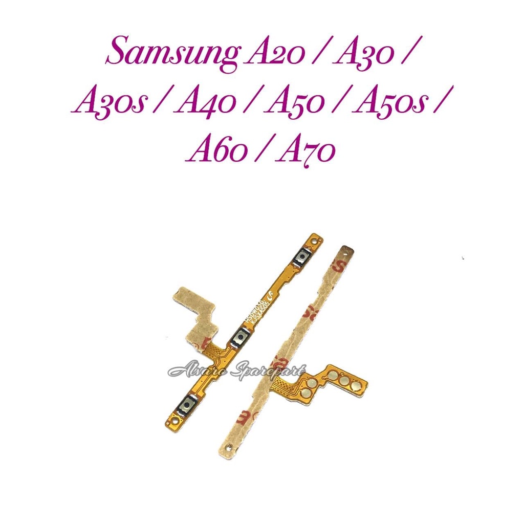 FLEKSIBEL ON OFF SAMSUNG A20 / A30 / A30S / A40 / A50 / A50S / A60 / A70 - TOMBOL DAYA MATI HIDUP