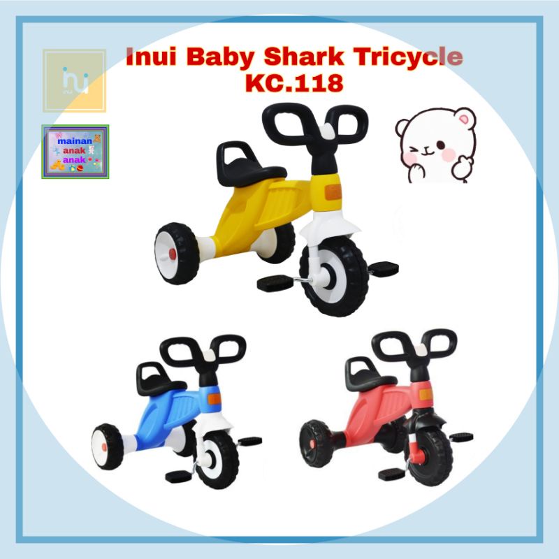 Sepeda Anak Inui Baby Shark Tricycle KC.118