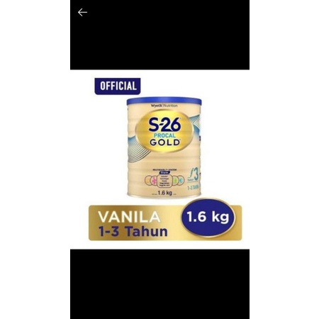 S26 Procal Gold 1600gr - procal kaleng S26 Procal Gold 1.6kg
