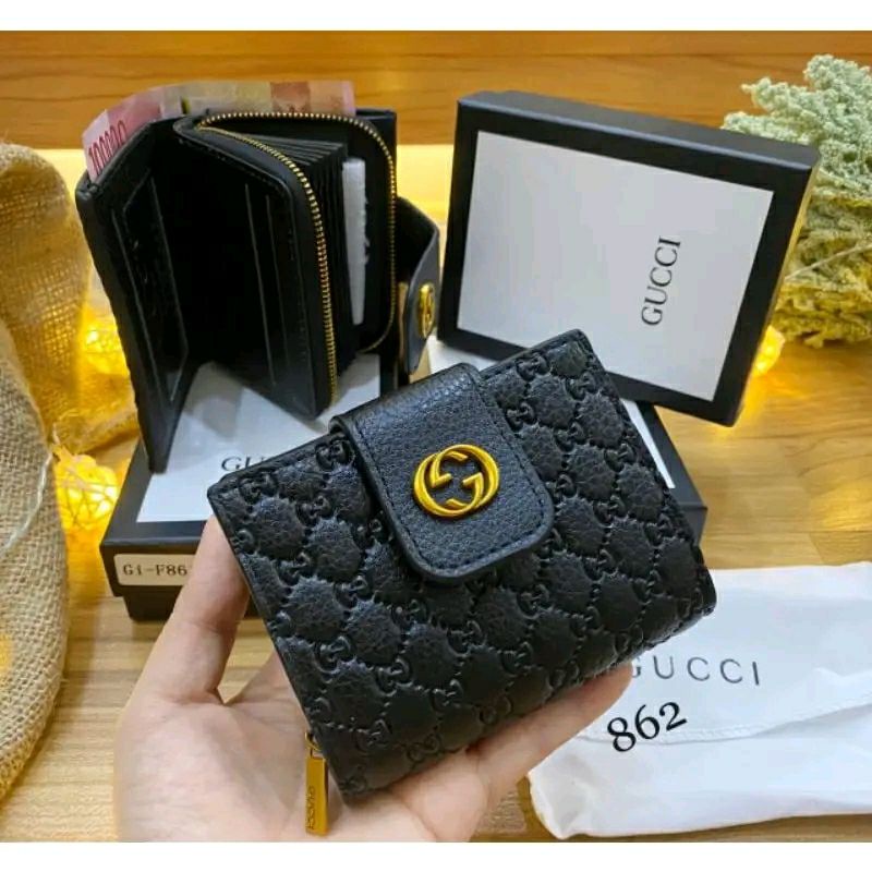 Dompet Lipat Mini Wanita Slet Dalam Import Free Box