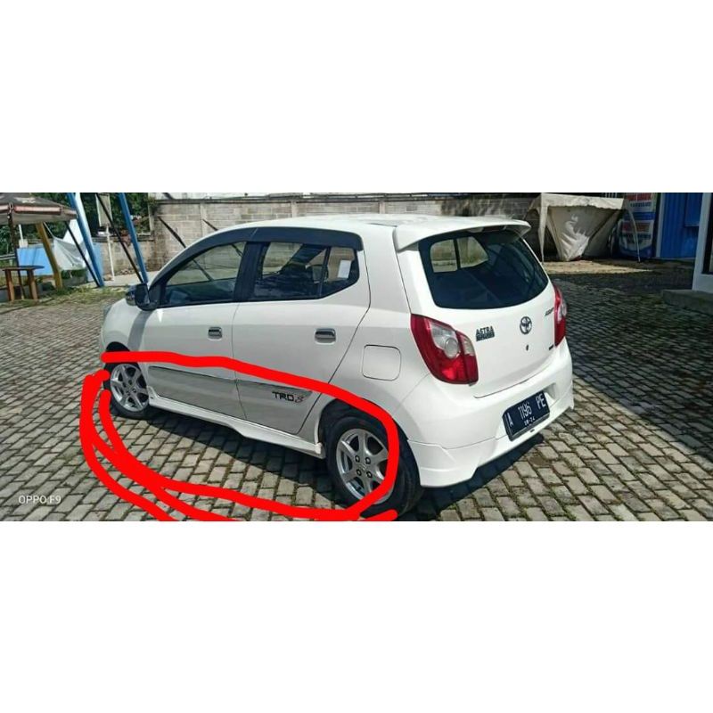 side skirt sideskirt bodykit samping agya ayla