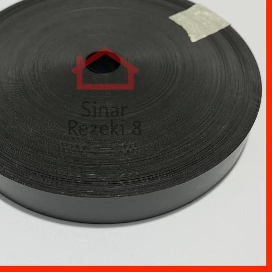 ♢ 20 mm Edging HITAM / Vinil Vynil Dof Dop PVC Edging taco Plimir Roll Vinyl ♂